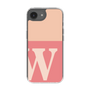 スリムプロテクションケース［ オリジナル - initial two tone - W pink ］