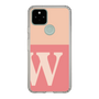 スリムプロテクションケース［ オリジナル - initial two tone - W pink ］