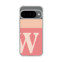 スリムプロテクションケース［ オリジナル - initial two tone - W pink ］