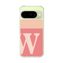 スリムプロテクションケース［ オリジナル - initial two tone - W pink ］