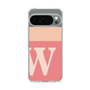 スリムプロテクションケース［ オリジナル - initial two tone - W pink ］