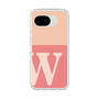 スリムプロテクションケース［ オリジナル - initial two tone - W pink ］