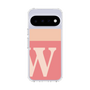 スリムプロテクションケース［ オリジナル - initial two tone - W pink ］