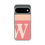 スリムプロテクションケース［ オリジナル - initial two tone - W pink ］
