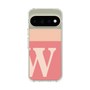 スリムプロテクションケース［ オリジナル - initial two tone - W pink ］