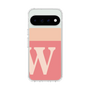 スリムプロテクションケース［ オリジナル - initial two tone - W pink ］
