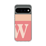 スリムプロテクションケース［ オリジナル - initial two tone - W pink ］