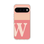 スリムプロテクションケース［ オリジナル - initial two tone - W pink ］
