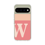 スリムプロテクションケース［ オリジナル - initial two tone - W pink ］