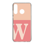 スリムプロテクションケース［ オリジナル - initial two tone - W pink ］