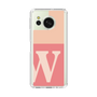 スリムプロテクションケース［ オリジナル - initial two tone - W pink ］