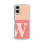 スリムプロテクションケース［ オリジナル - initial two tone - W pink ］