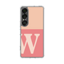 スリムプロテクションケース［ オリジナル - initial two tone - W pink ］