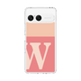 スリムプロテクションケース［ オリジナル - initial two tone - W pink ］