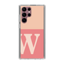 スリムプロテクションケース［ オリジナル - initial two tone - W pink ］