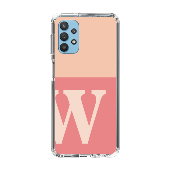 スリムプロテクションケース［ オリジナル - initial two tone - W pink ］