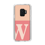 スリムプロテクションケース［ オリジナル - initial two tone - W pink ］