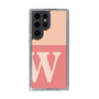 スリムプロテクションケース［ オリジナル - initial two tone - W pink ］