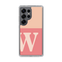 スリムプロテクションケース［ オリジナル - initial two tone - W pink ］