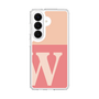 スリムプロテクションケース［ オリジナル - initial two tone - W pink ］
