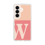 スリムプロテクションケース［ オリジナル - initial two tone - W pink ］