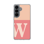 スリムプロテクションケース［ オリジナル - initial two tone - W pink ］