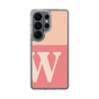 スリムプロテクションケース［ オリジナル - initial two tone - W pink ］