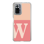 スリムプロテクションケース［ オリジナル - initial two tone - W pink ］