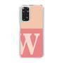 スリムプロテクションケース［ オリジナル - initial two tone - W pink ］