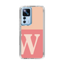 スリムプロテクションケース［ オリジナル - initial two tone - W pink ］