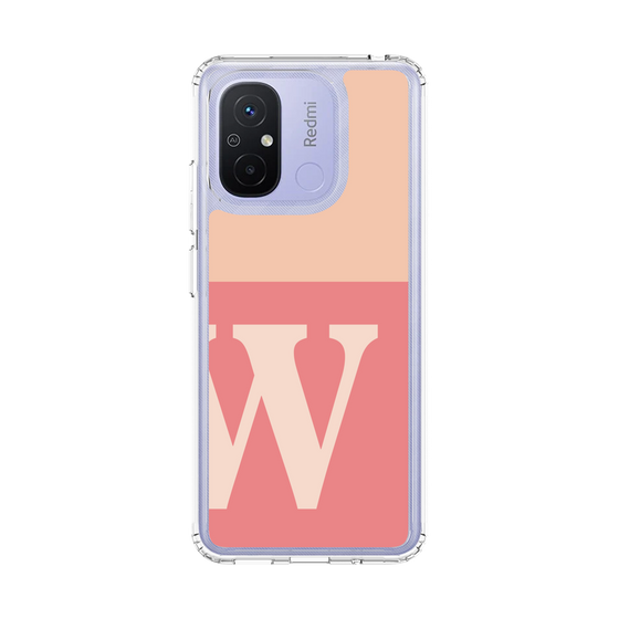 スリムプロテクションケース［ オリジナル - initial two tone - W pink ］