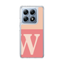 スリムプロテクションケース［ オリジナル - initial two tone - W pink ］
