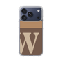 スリムプロテクションケース［ オリジナル - initial two tone - W brown ］