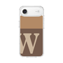 スリムプロテクションケース［ オリジナル - initial two tone - W brown ］