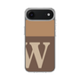 スリムプロテクションケース［ オリジナル - initial two tone - W brown ］