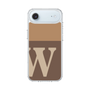 スリムプロテクションケース［ オリジナル - initial two tone - W brown ］