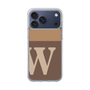 スリムプロテクションケース［ オリジナル - initial two tone - W brown ］