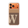 スリムプロテクションケース［ オリジナル - initial two tone - W brown ］