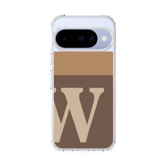 スリムプロテクションケース［ オリジナル - initial two tone - W brown ］