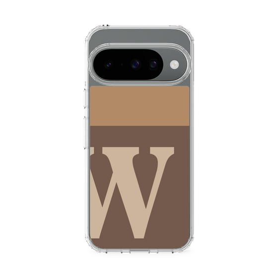 スリムプロテクションケース［ オリジナル - initial two tone - W brown ］
