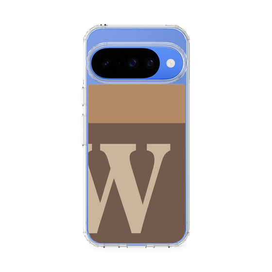 スリムプロテクションケース［ オリジナル - initial two tone - W brown ］