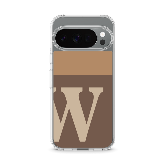 スリムプロテクションケース［ オリジナル - initial two tone - W brown ］