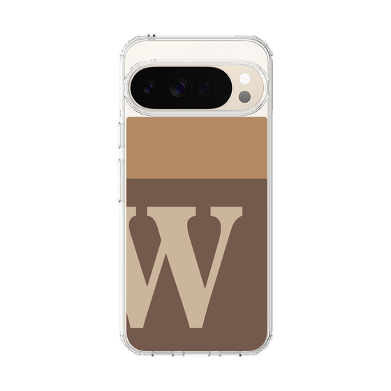 スリムプロテクションケース［ オリジナル - initial two tone - W brown ］