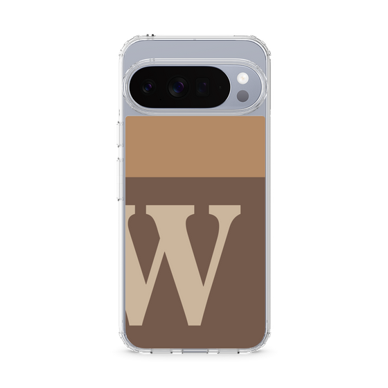 スリムプロテクションケース［ オリジナル - initial two tone - W brown ］