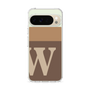 スリムプロテクションケース［ オリジナル - initial two tone - W brown ］