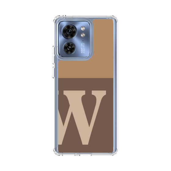 スリムプロテクションケース［ オリジナル - initial two tone - W brown ］