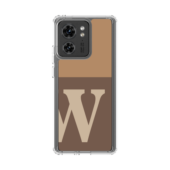 スリムプロテクションケース［ オリジナル - initial two tone - W brown ］