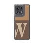スリムプロテクションケース［ オリジナル - initial two tone - W brown ］