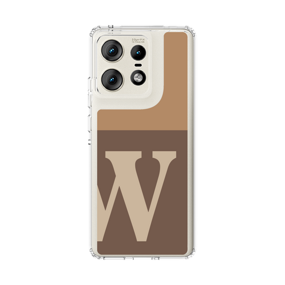 スリムプロテクションケース［ オリジナル - initial two tone - W brown ］