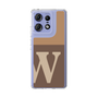 スリムプロテクションケース［ オリジナル - initial two tone - W brown ］